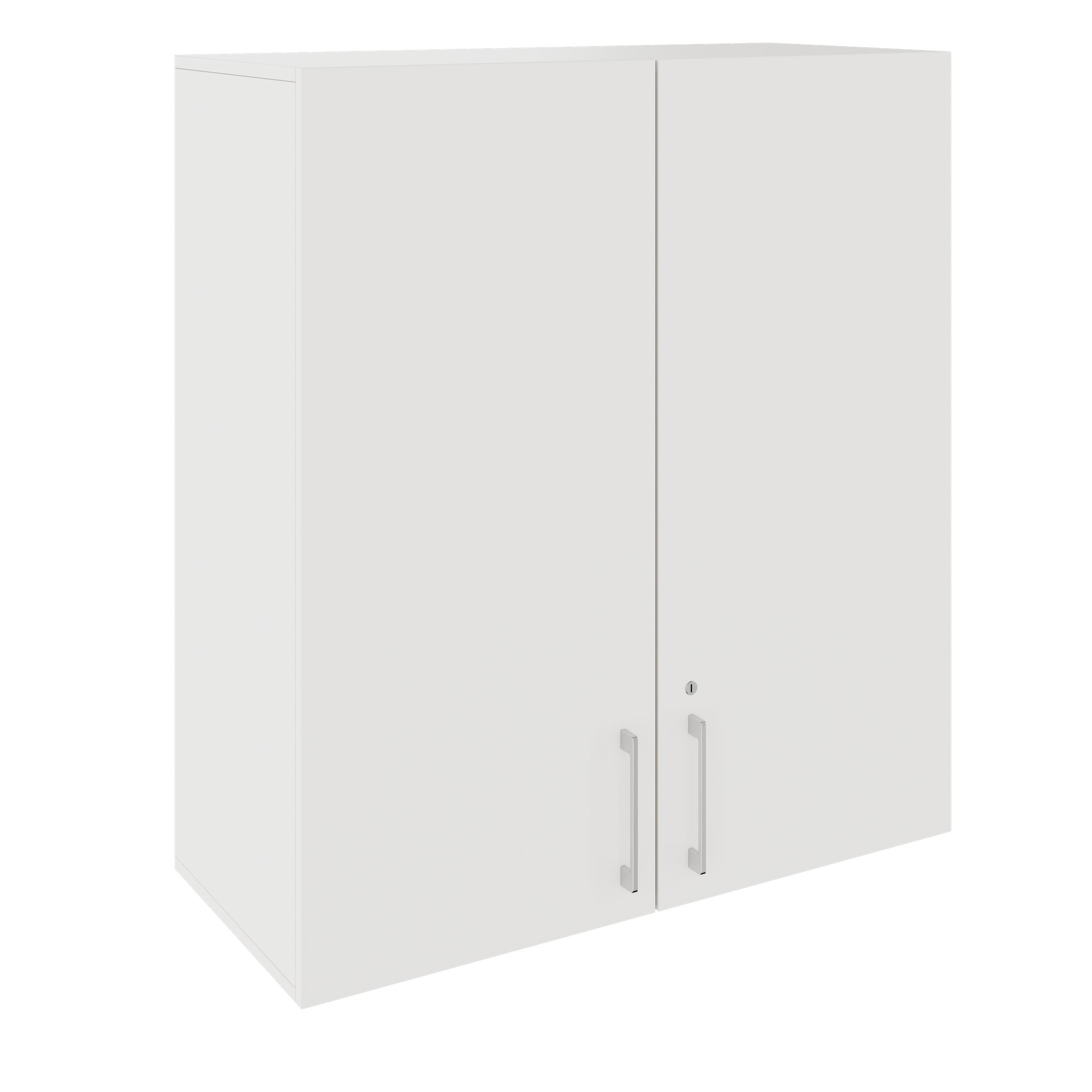 PRO Aufsatzschrank | 3 OH, 800 - 1200 x 1110 mm, Soft-Close, Weiß - 1 Main Image