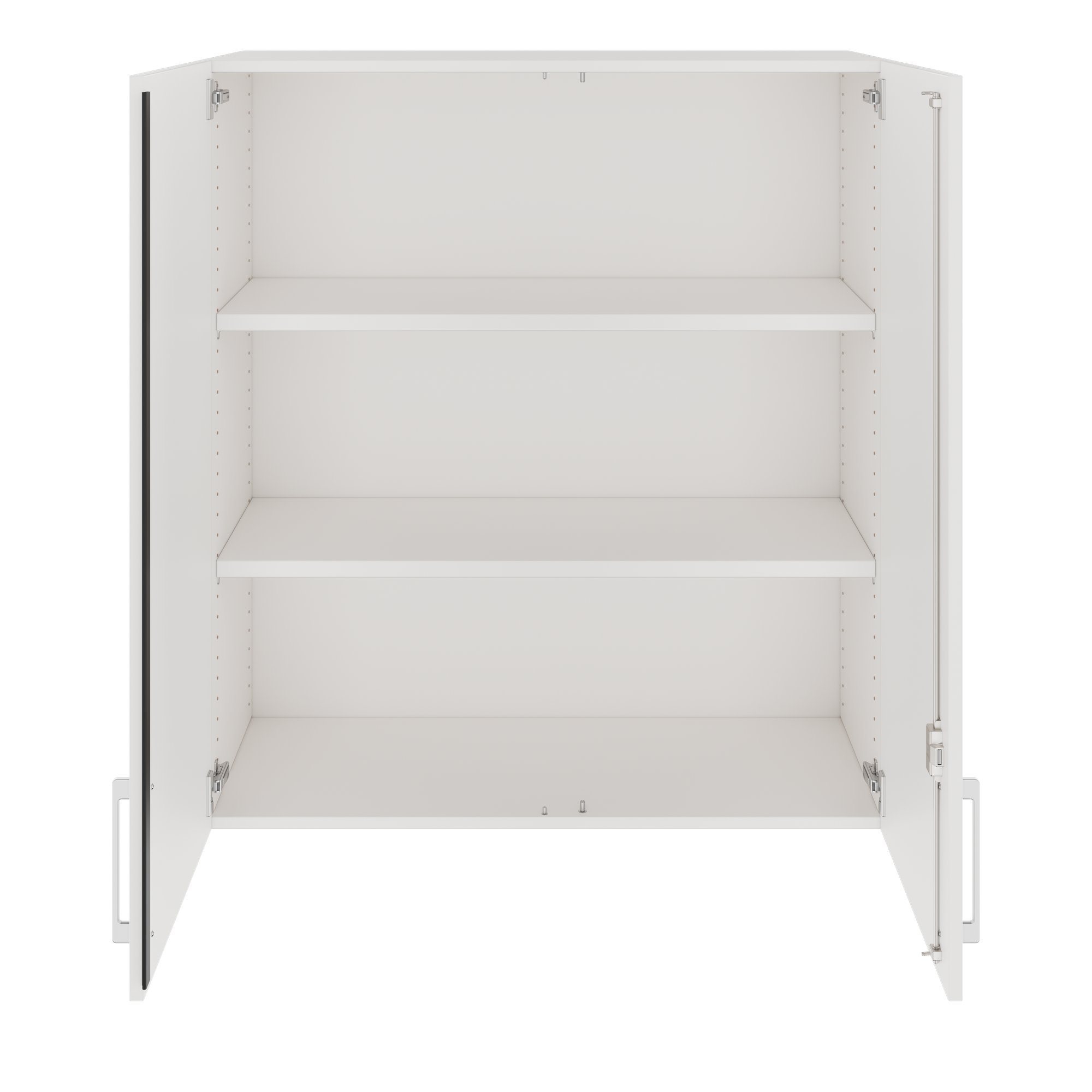 PRO Aufsatzschrank | 3 OH, 800 - 1200 x 1110 mm, Soft-Close, Weiß - 3 Main Image