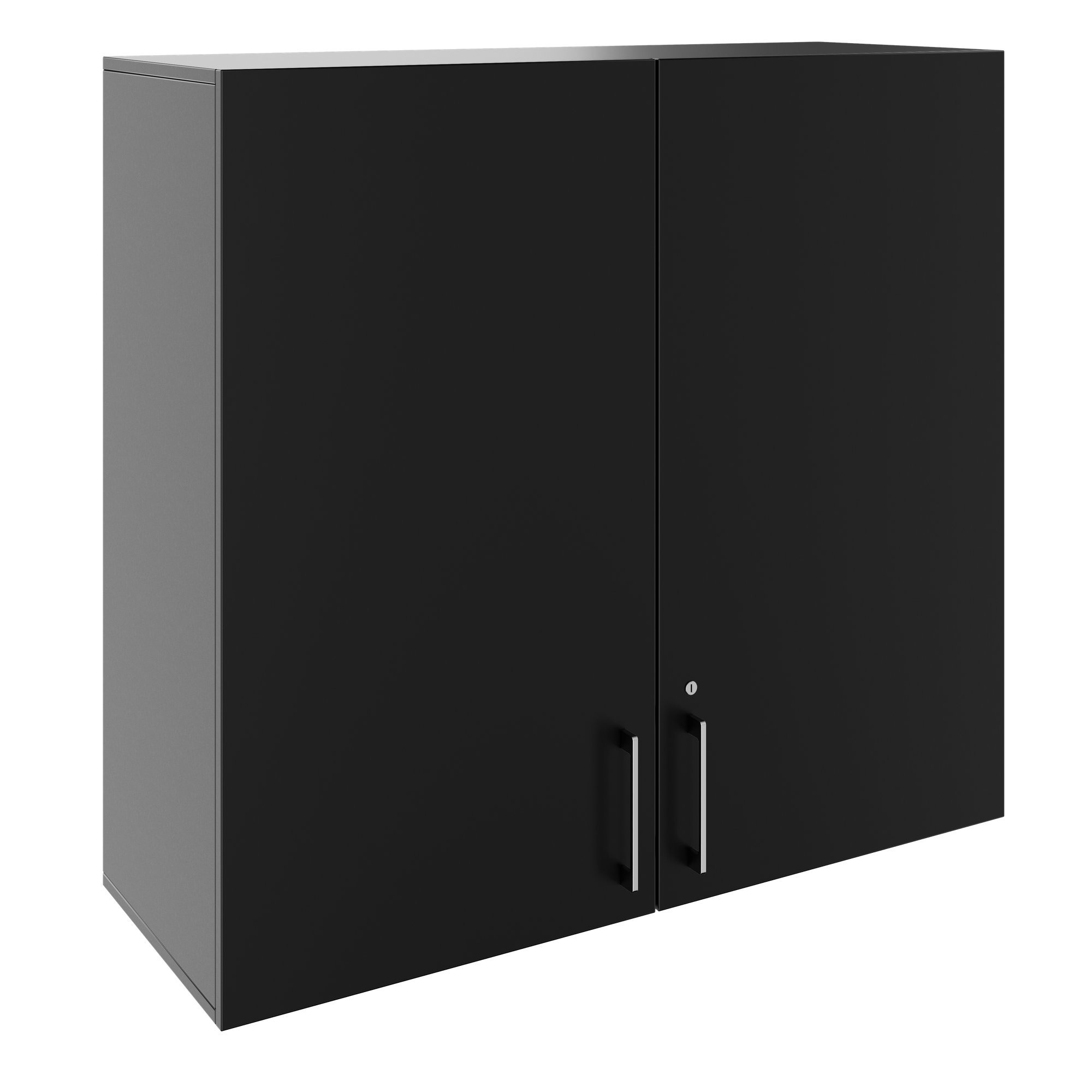 PRO Aufsatzschrank | 3 OH, 800 - 1200 x 1110 mm, Soft-Close, Schwarz - 1 Main Image