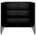 PRO Aufsatzschrank | 3 OH, 800 - 1200 x 1110 mm, Soft-Close, Schwarz - 3 Thumbnail Image
