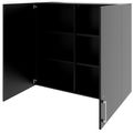 PRO Aufsatzschrank | 3 OH, 800 - 1200 x 1110 mm, Soft-Close, Schwarz - 4 Thumbnail Image