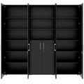 PRO Schrankwand | 6 OH, 2400 x 2250 mm, Schwarz - 3 Thumbnail Image
