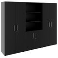 PRO wall unit | 5 OH, 2400 x 1880 mm, black - 1 Thumbnail Image