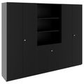 PRO Schrankwand | 5 OH, 2400 x 1880 mm, Schwarz - 1 Thumbnail Image