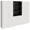 PRO Armoire murale | 5 OH, 2400 x 1880 mm, graphite / blanc - 1 Thumbnail Image