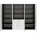 PRO Armoire murale | 5 OH, 2400 x 1880 mm, graphite / blanc - 3 Thumbnail Image