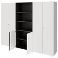 PRO Armoire murale | 5 OH, 2400 x 1880 mm, graphite / blanc - 4 Thumbnail Image