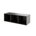 PRO Aufsatzregal | 1 OH, 800 - 1600 x 370 mm, verleimter Korpus, Graphit - 4 Thumbnail Image