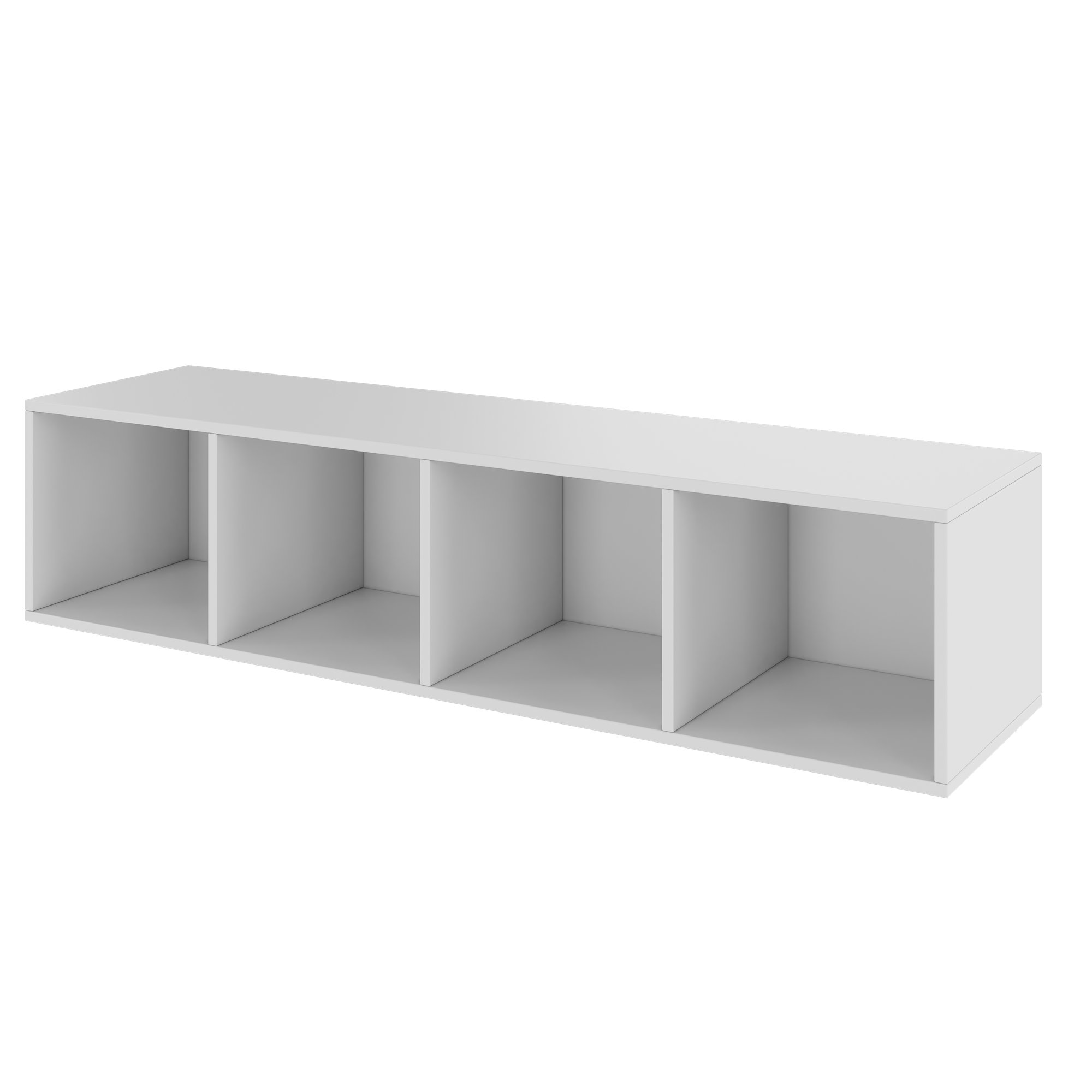 PRO Aufsatzregal | 1 OH, 800 - 1600 x 370 mm, verleimter Korpus, Grau - 4 Main Image