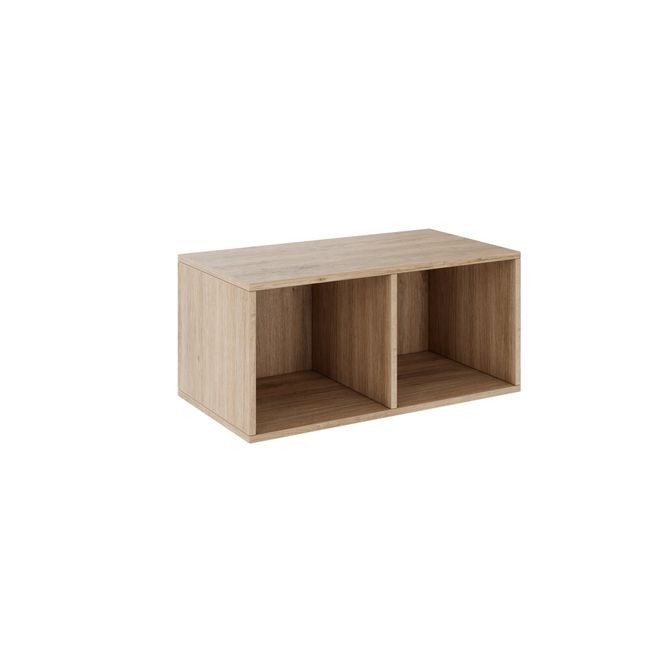Aufsatzregal PRO | 80 - 160 x 37 cm, 1 OH, verleimter Korpus, Natureiche