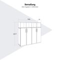 PRO Mur mur | 4 oh, 1600 x 1510 mm, graphite / blanc - 14 Thumbnail Image