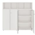 PRO Étagère murale | 4 OH, 1600 x 1510 mm, blanc - 3 Thumbnail Image