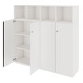 PRO Schrankwand | 4 OH, 1600 x 1510 mm, Weiß - 4 Thumbnail Image