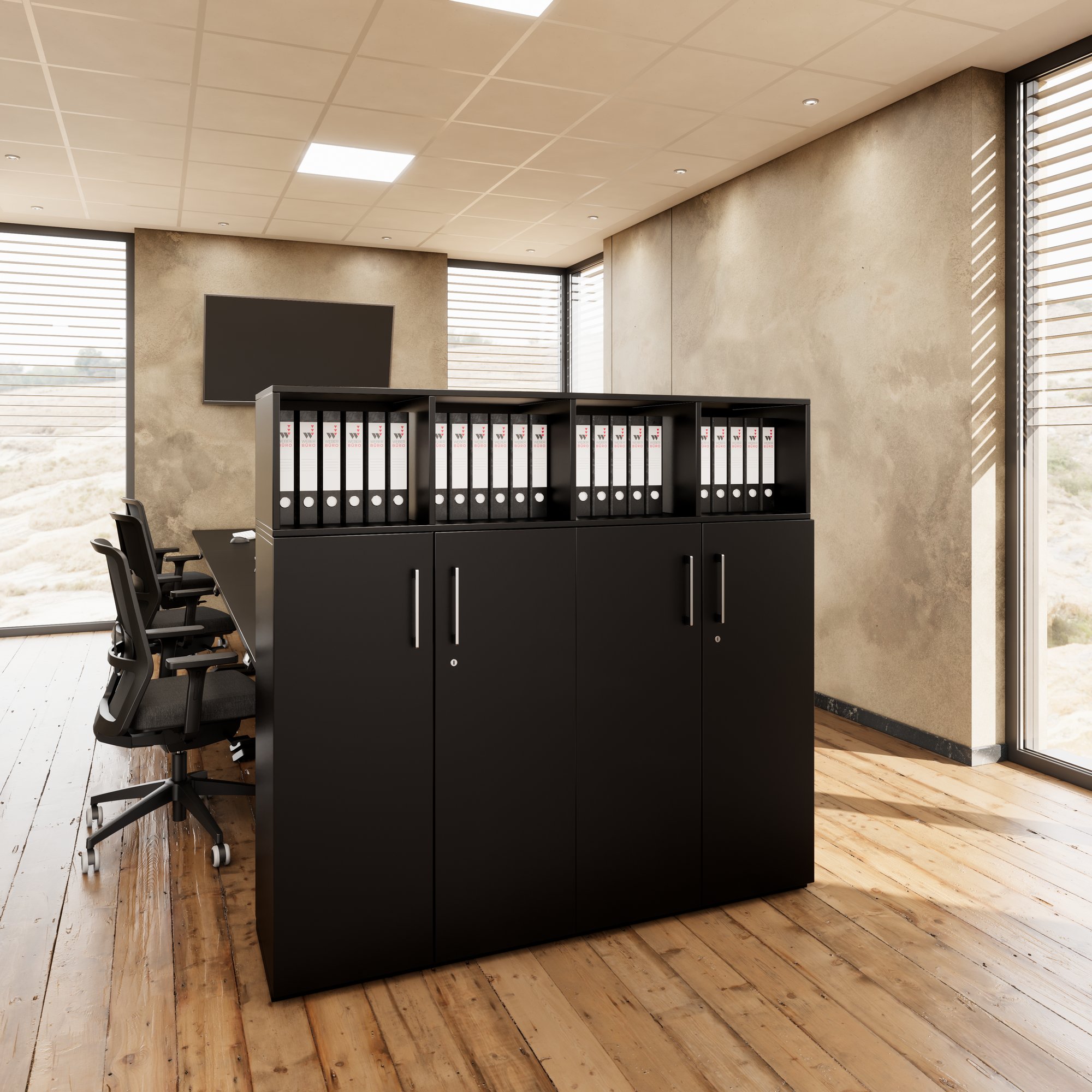PRO Mur mur | 4 oh, 1600 x 1510 mm, noir - 15 Main Image