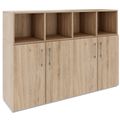 PRO Schrankwand | 3 OH, 1600 x 1140 mm, Natureiche