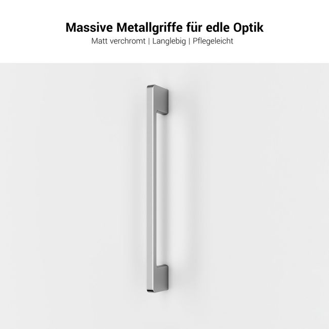 PRO Schrankwand | 3 OH, 1600 x 1140 mm, Graphit / Weiß