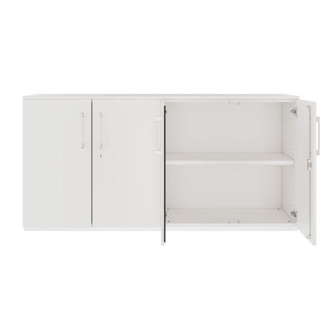 PRO Schrankwand | 2 OH, 1600 x 788 mm, Weiß