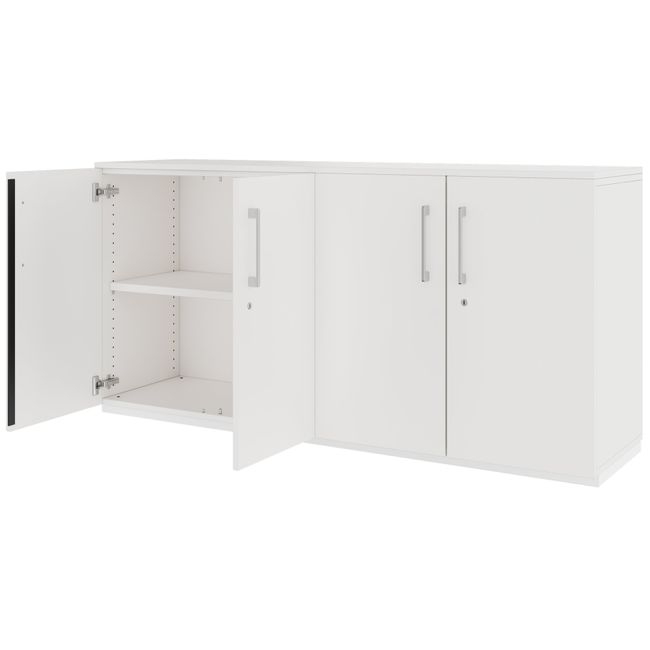 PRO Schrankwand | 2 OH, 1600 x 788 mm, Weiß