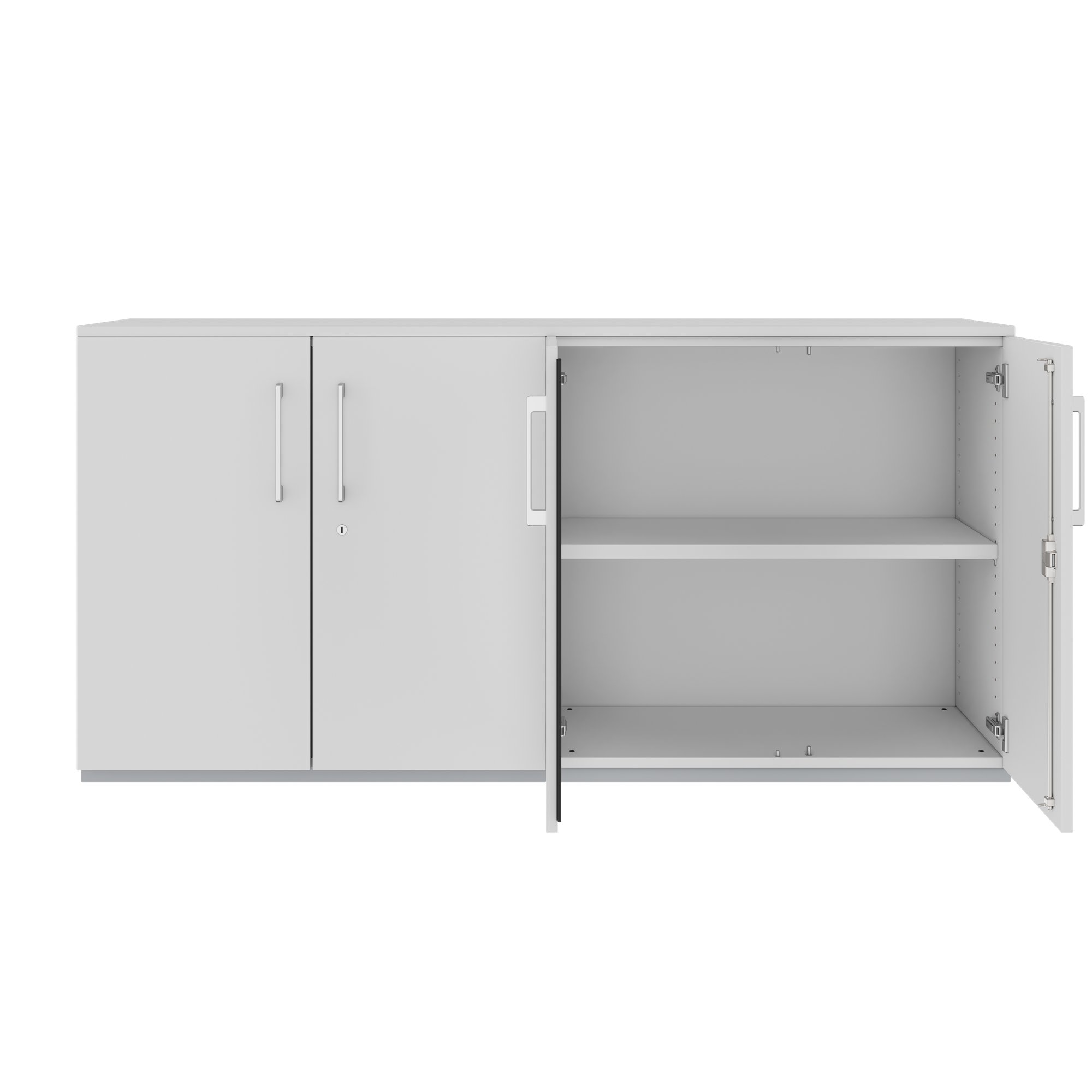 PRO Schrankwand | 2 OH, 1600 x 788 mm, Grau - 4 Main Image