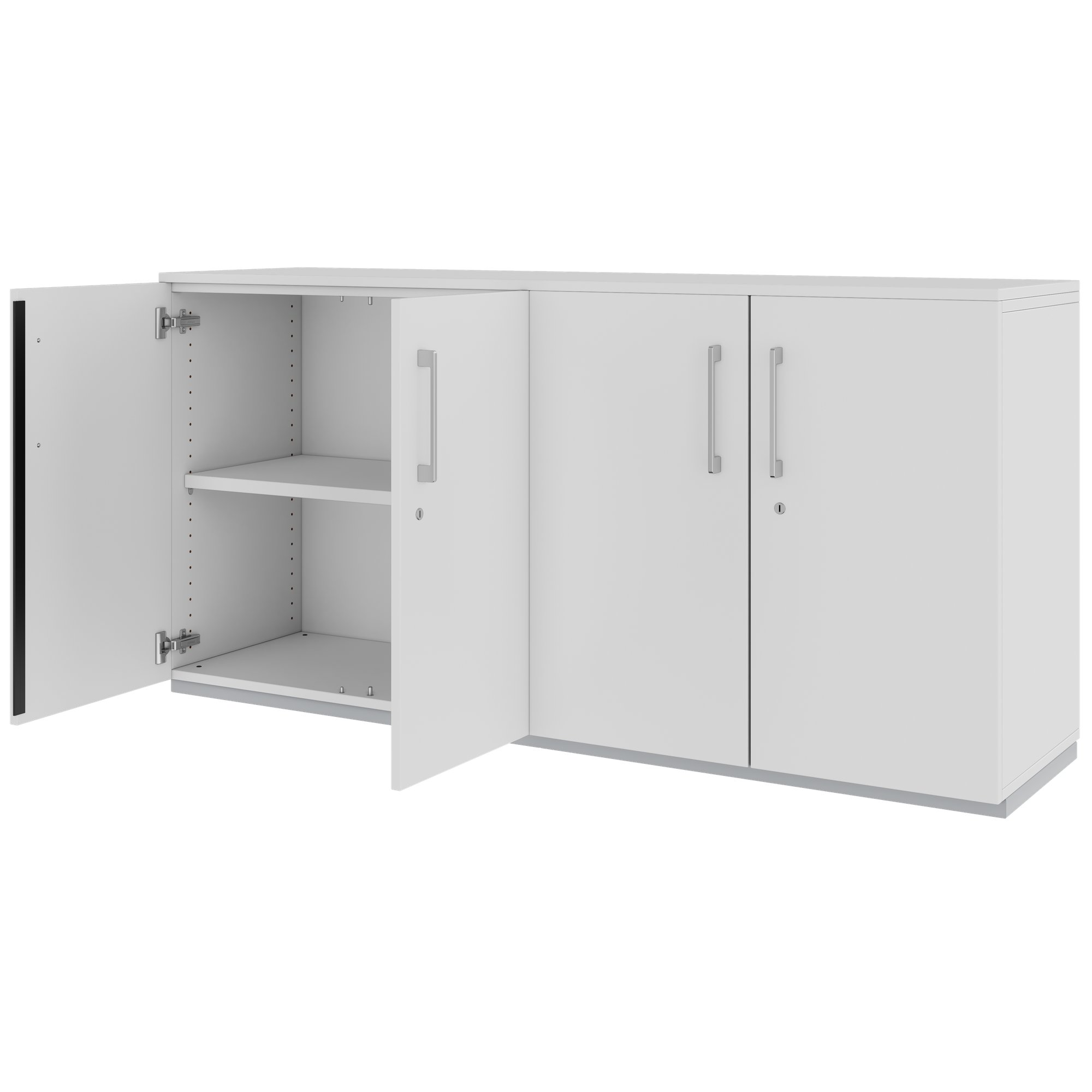 PRO Schrankwand | 2 OH, 1600 x 788 mm, Grau - 5 Main Image