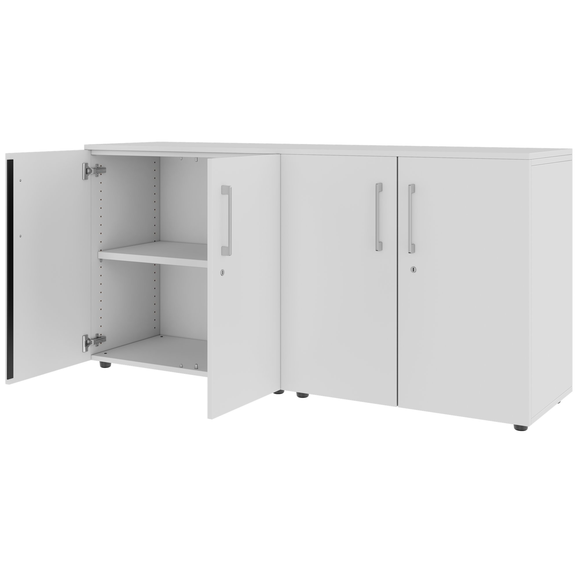 PRO Schrankwand | 2 OH, 1600 x 788 mm, Grau - 4 Main Image