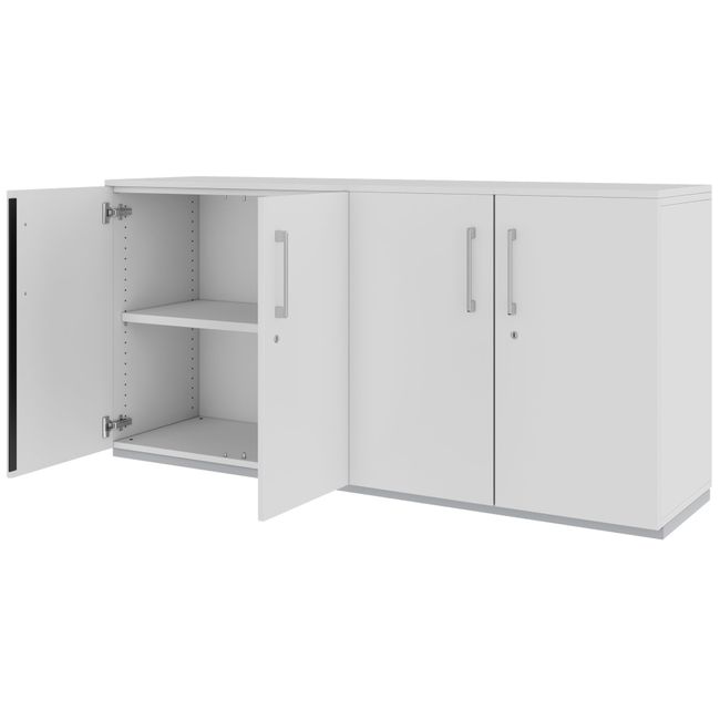 PRO Schrankwand | 2 OH, 1600 x 788 mm, Grau PRO Schrankwand | 2 OH, 1600 x 788 mm, Grau