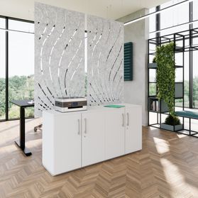 PRO Schrankwand | 2 OH, 1600 x 788 mm, Grau