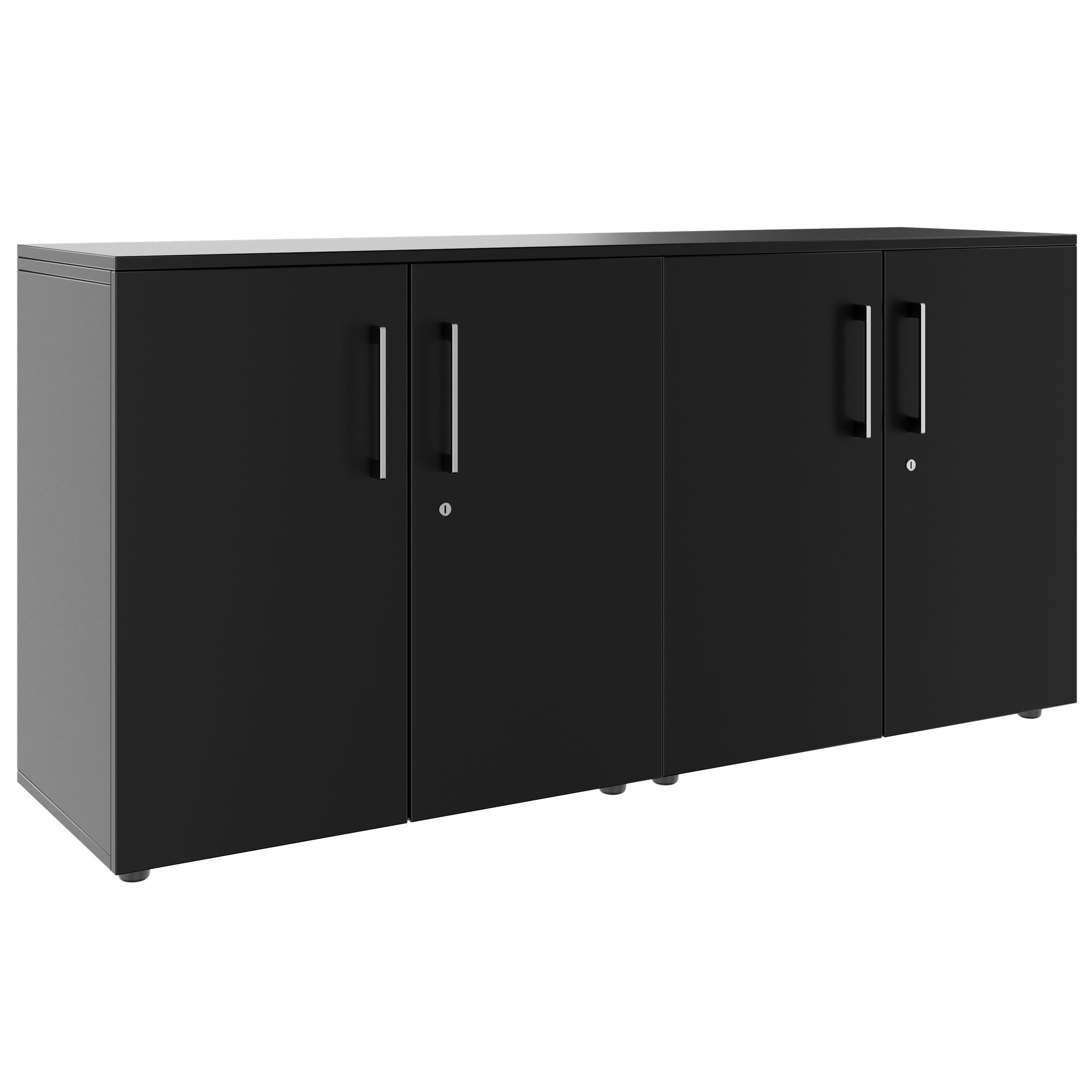 PRO Schrankwand | 2 OH, 1600 x 788 mm, Schwarz - 1 Main Image
