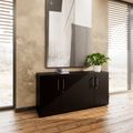 PRO Schrankwand | 2 OH, 1600 x 788 mm, Schwarz PRO Schrankwand | 2 OH, 1600 x 788 mm, Schwarz