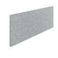 MILA Acoustic table partition | 1200 - 2000 mm, 650 mm high, velito light gray mottled - 3 Thumbnail Image