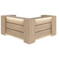 NOVUM Empfangstheke | Ecktheke, Multicolor-LED-Beleuchtung, Bernsteineiche NOVUM Empfangstheke | Ecktheke, Multicolor-LED-Beleuchtung, Bernsteineiche