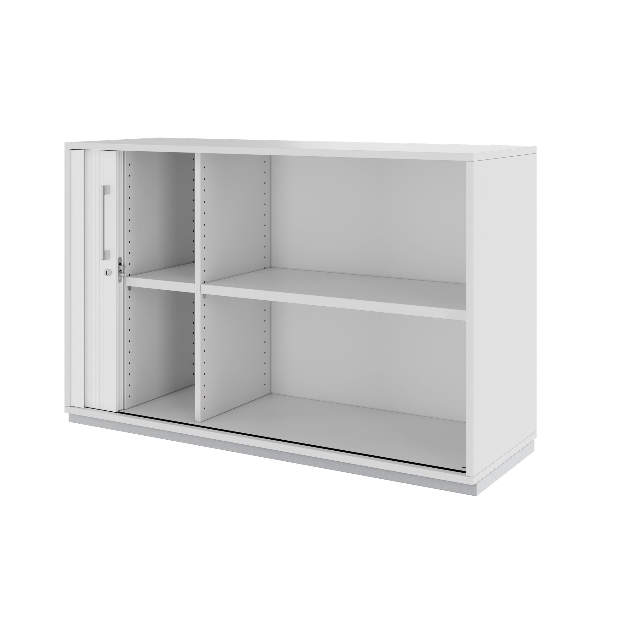 PRO Cabinetto del negozio querroll | 2 OH, 800 - 1600 x 770 mm, corpus incollato, grigio - 4 Main Image