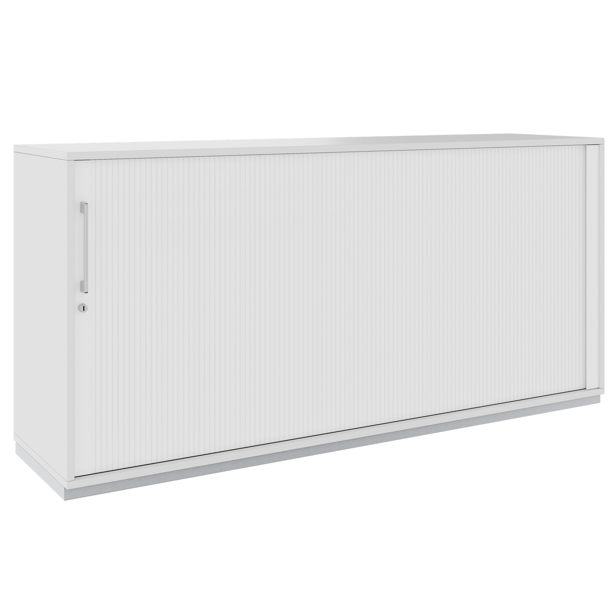 PRO Querrollladenschrank | 2 OH, 800 - 1600 x 770 mm, verleimter Korpus, Grau - 1 Main Image