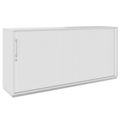 PRO Querrollladenschrank | 2 OH, 800 - 1600 x 770 mm, verleimter Korpus, Grau - 1 Thumbnail Image
