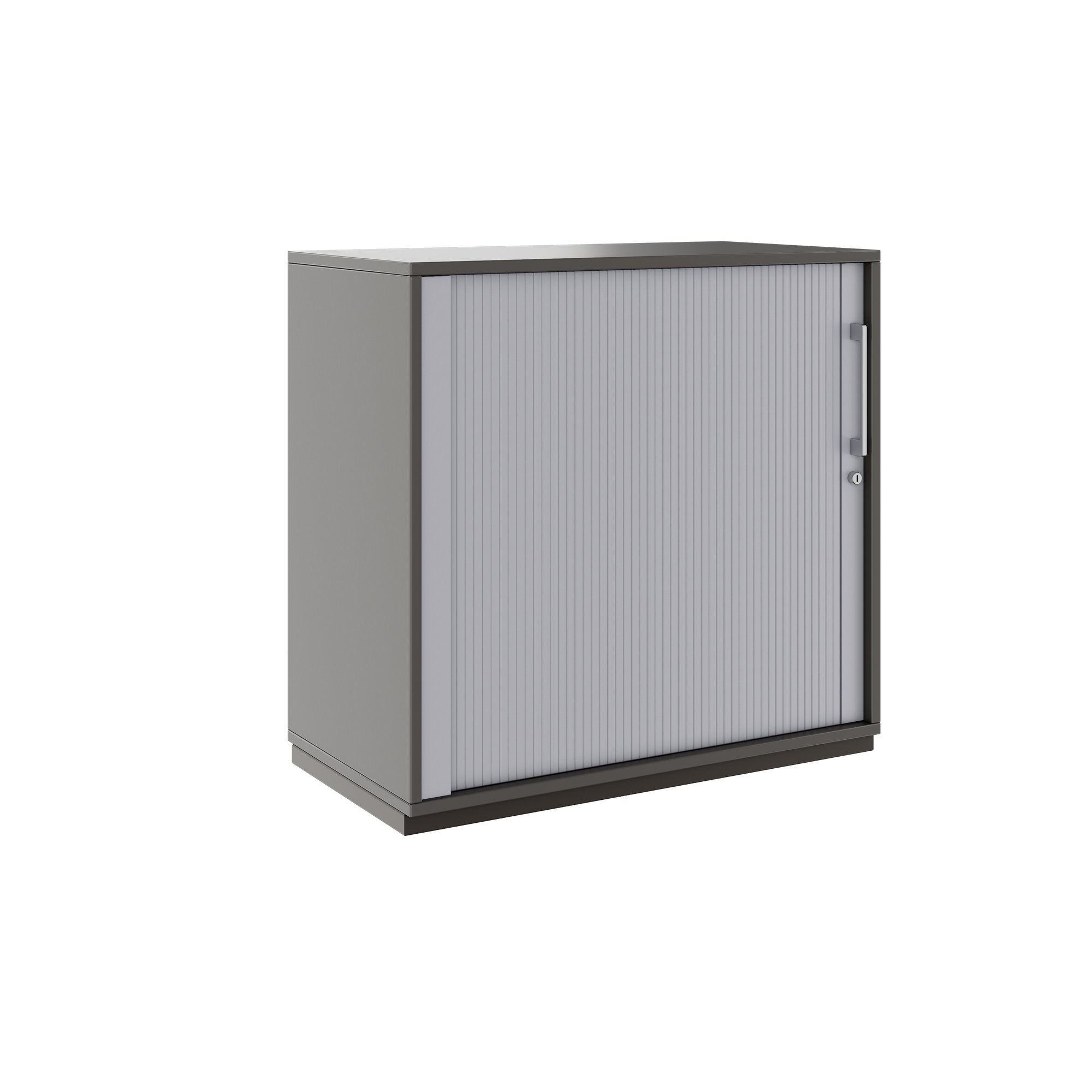 PRO Querrollladenschrank | 2 OH, 800 - 1600 x 770 mm, verleimter Korpus, Graphit - 1 Main Image