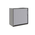 PRO Querrollladenschrank | 2 OH, 800 - 1600 x 770 mm, verleimter Korpus, Graphit - 1 Thumbnail Image