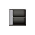 PRO Querrollladenschrank | 2 OH, 800 - 1600 x 770 mm, verleimter Korpus, Graphit - 3 Thumbnail Image