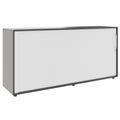 PRO Querrollladenschrank | 2 OH, 800 - 1600 x 770 mm, verleimter Korpus, Graphit - 1 Thumbnail Image
