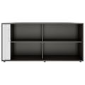 PRO Querrollladenschrank | 2 OH, 800 - 1600 x 770 mm, verleimter Korpus, Graphit - 3 Thumbnail Image