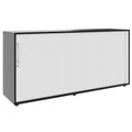PRO Querrollladenschrank | 2 OH, 800 - 1600 x 770 mm, verleimter Korpus, Schwarz - 1 Thumbnail Image