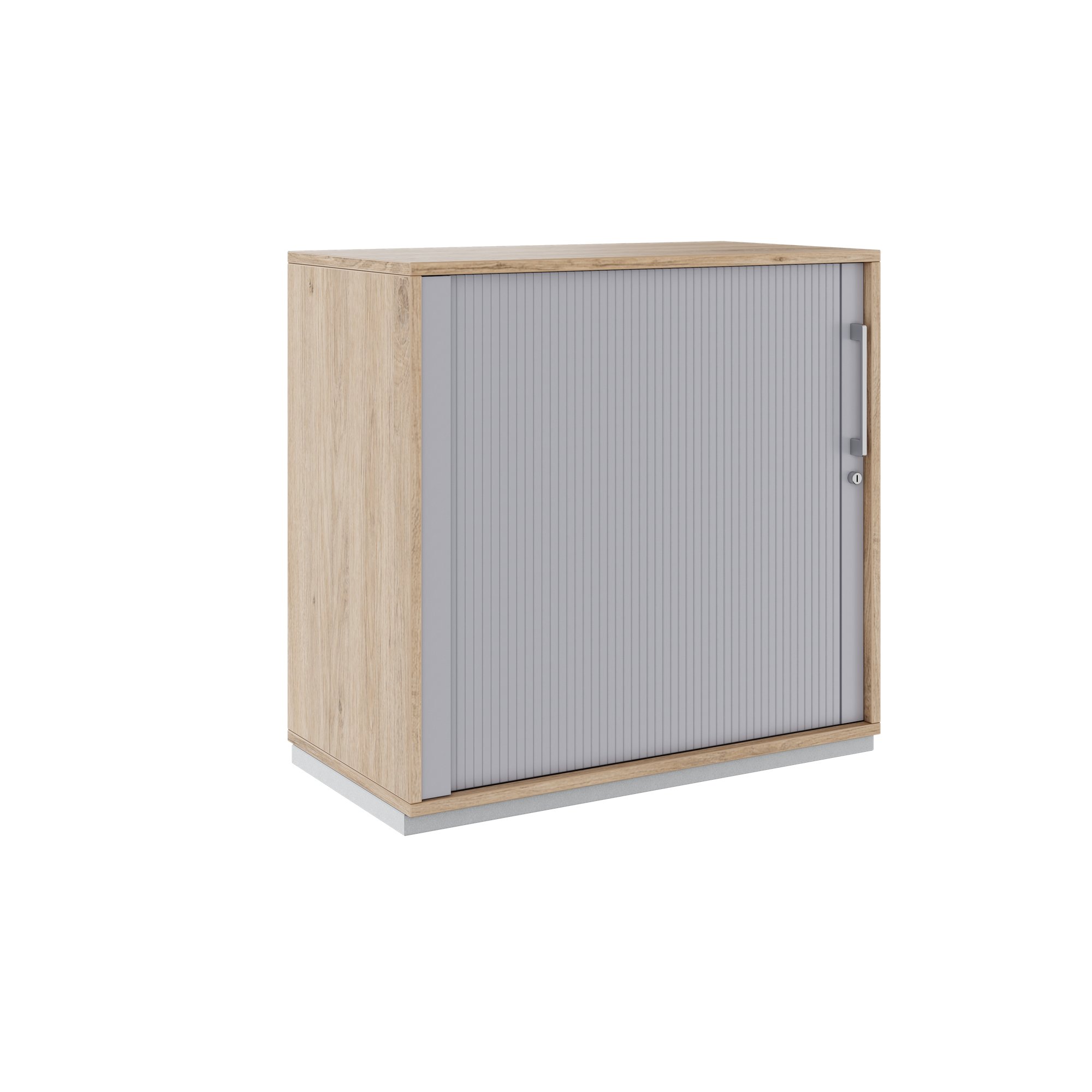 PRO Cabinetto del negozio querroll | 2 OH, 800 - 1600 x 770 mm, corpus incollato, area naturale - 1 Main Image