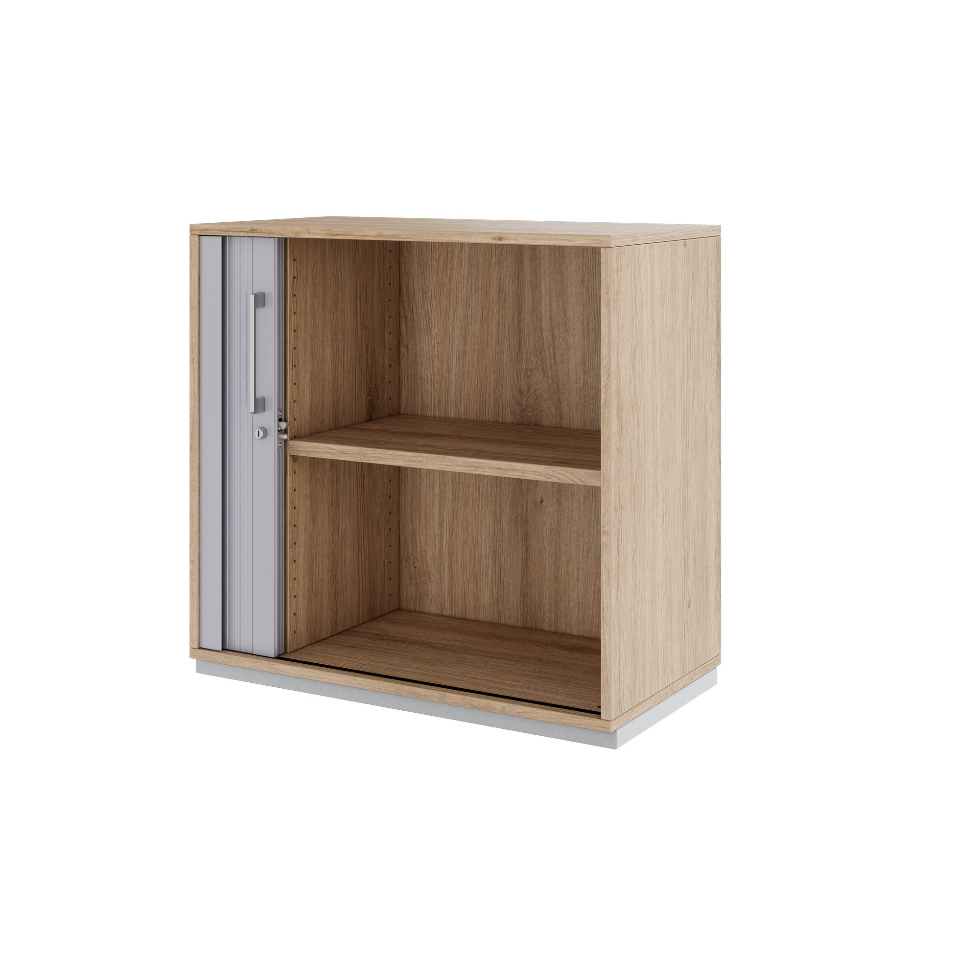 PRO Cabinetto del negozio querroll | 2 OH, 800 - 1600 x 770 mm, corpus incollato, area naturale - 4 Main Image
