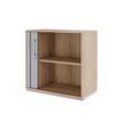 PRO Cabinetto del negozio querroll | 2 OH, 800 - 1600 x 770 mm, corpus incollato, area naturale - 4 Thumbnail Image