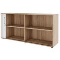 PRO Querrollladenschrank | 2 OH, 800 - 1600 x 770 mm, verleimter Korpus, Natureiche - 4 Thumbnail Image