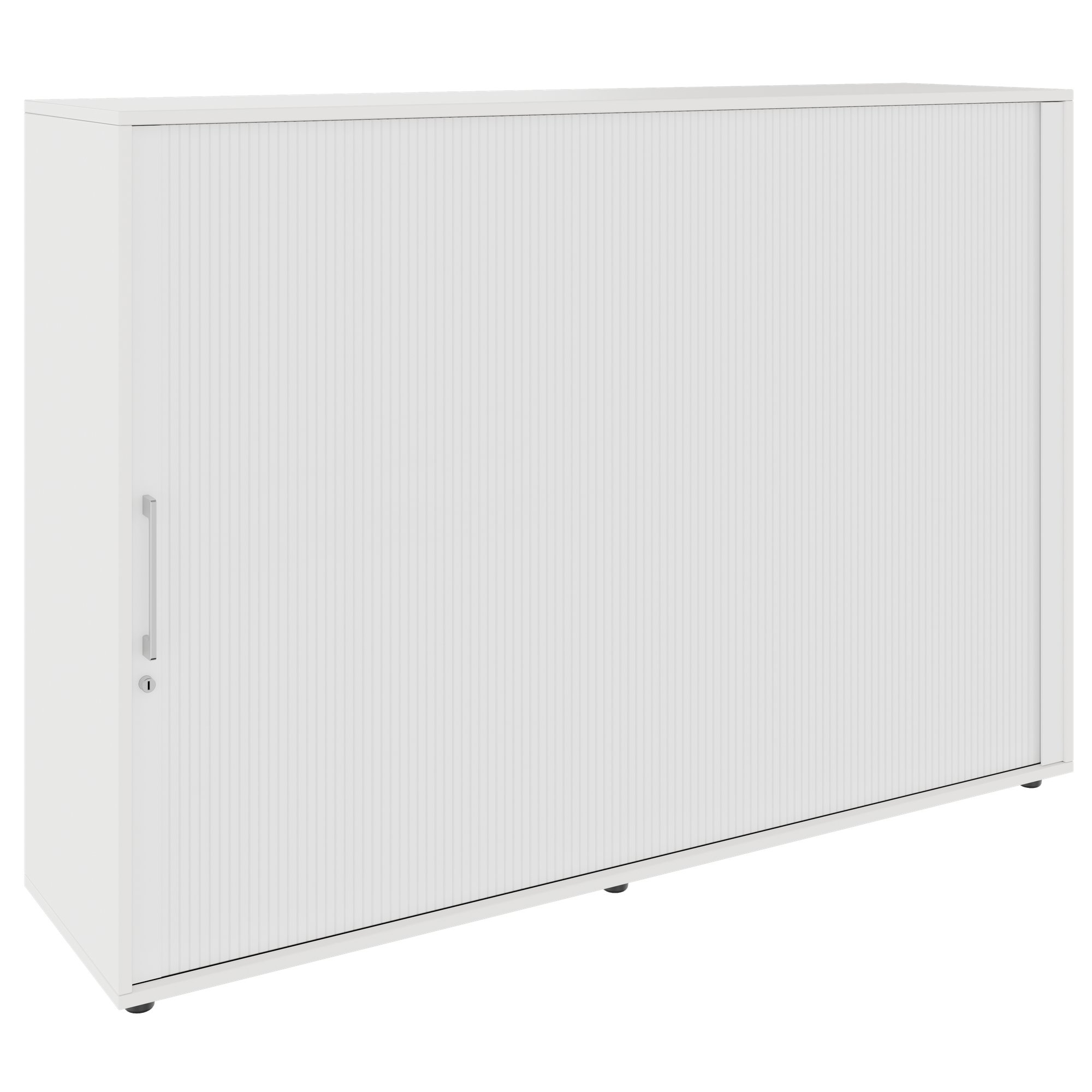 PRO Querrollladenschrank | 3 OH, 800 - 1600 x 1140 mm, verleimter Korpus, Weiß - 1 Main Image