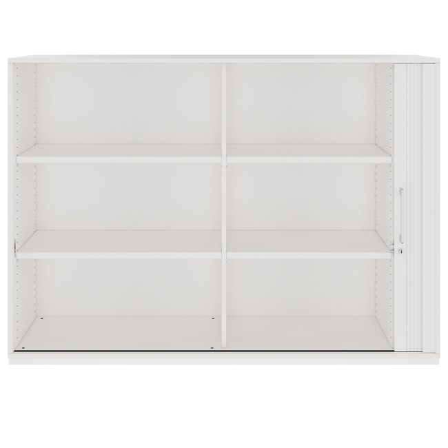 PRO Querrollladenschrank | 3 OH, 800 - 1600 x 1140 mm, verleimter Korpus, Weiß