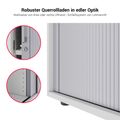 PRO Querrollladenschrank | 3 OH, 800 - 1600 x 1140 mm, verleimter Korpus, Grau - 9 Thumbnail Image