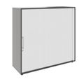 PRO Querrollladenschrank | 3 OH, 800 - 1600 x 1140 mm, verleimter Korpus, Graphit - 1 Thumbnail Image