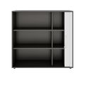PRO Querrollladenschrank | 3 OH, 800 - 1600 x 1140 mm, verleimter Korpus, Graphit - 3 Thumbnail Image