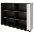 PRO Querrollladenschrank | 3 OH, 800 - 1600 x 1140 mm, verleimter Korpus, Graphit PRO Querrollladenschrank | 3 OH, 800 - 1600 x 1140 mm, verleimter Korpus, Graphit